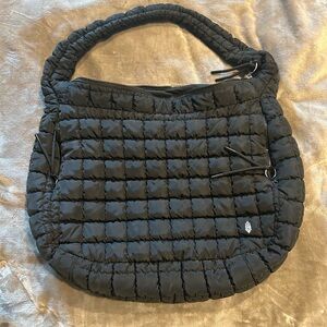 Free People Movement Quilted Carryall Bag, black